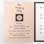 Trois Volets Elégant Black Pearl Watusi Tacao Programme de mari (Intérieur en premier)