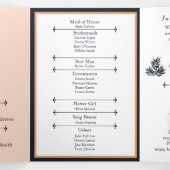 Trois Volets Elégant Black Pearl Watusi Tacao Programme de mari (Intérieur au milieu)