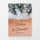 Trois Volets Faire invitation de mariage Z Fold tout compris po (Page de couverture)