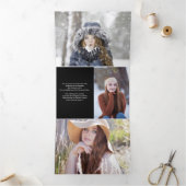 Trois Volets Faire-part Tri-Fold (Intérieur)