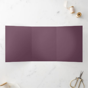 Trois Volets Invitation Trifoliée Minimaliste Élégante