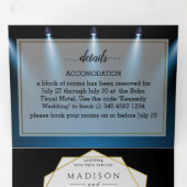 Trois Volets Invitation Trump Mariage (Intérieur en premier)