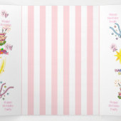 Trois Volets Joyeux Anniversaire Carte Tri-Fold Cakecupake Pieu (Intérieur au milieu)