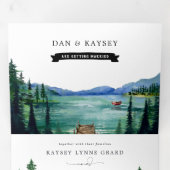 Trois Volets Lakeside Campground Resort | Invitation de mariage (Intérieur en premier)