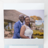 Trois Volets Mariage Spécial Ajouter Photo Faire-part Tri-Fold (Intérieur en premier)