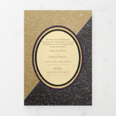 Trois Volets Nuestra Boda 6 pages Mariage espagnol Invitation (Page de couverture)