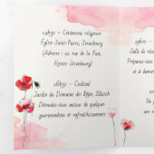 Trois Volets Programme "Coquelicots" (Intérieur en premier)