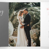 Trois Volets programme de cérémonie de renouvellement des maria (Intérieur au milieu)