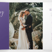 Trois Volets Programme de la cérémonie de renouvellement du mar (Intérieur au milieu)