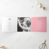 Trois Volets Programme de renouvellement mariage papillons brun (Intérieur)