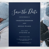 Trois Volets Script de 3 photos pour faire-part de mariage (Intérieur au milieu)