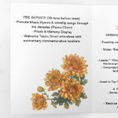 Trois Volets Trifold Church 50th Annivesary Programme (Intérieur en premier)