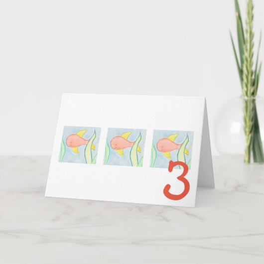 Troisième carte d'anniversaire (Devant)