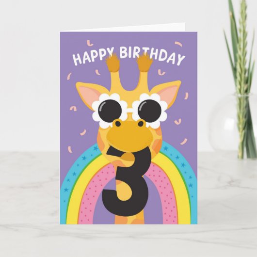 Troisième carte d'anniversaire (Devant)