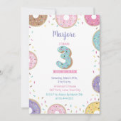 Troisième invitation d'anniversaire, invitation de (Devant)