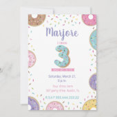 Troisième invitation d'anniversaire, invitation de (Devant)