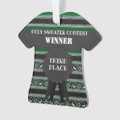 Troisième place vainqueur du concours de pull de N (devant)