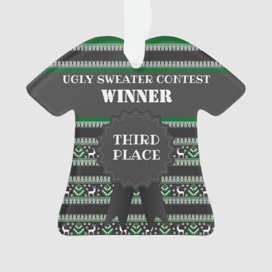 Troisième place vainqueur du concours de pull de N (devant)