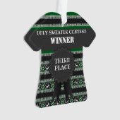 Troisième place vainqueur du concours de pull de N (devant)