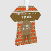 Troisième place vainqueur du concours de pull de N (devant)