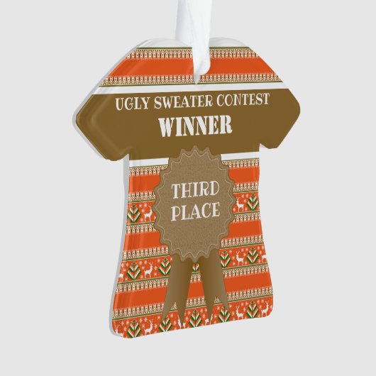 Troisième place vainqueur du concours de pull de N (devant)