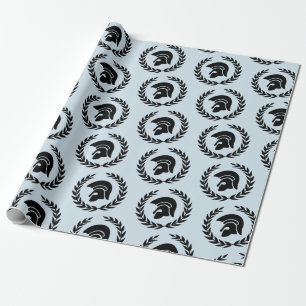 Trojaans hoofd en Laurel Wreath Cadeaupapier
