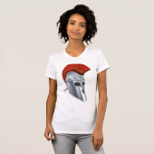 Trojaanse helm vrouwen T-shirt (Voorkant volledig)