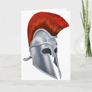 Trojaanse helm Wenskaarten Kaart