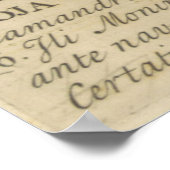 trojaanse slagveldkaart (1716) poster (Hoek)