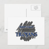 Trojans van de Trinity Valley School - Fort Worth, Briefkaart (Voorkant / Achterkant)
