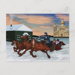 Trojka-Briefkaarten Briefkaart