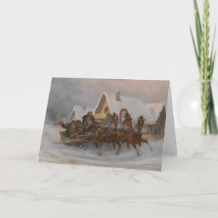 trojka feestdagen kaart