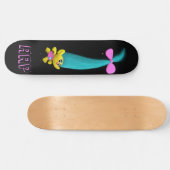 *~* Troll AP89 Neon Zwart Initialen Plezier Skateboard (Horizontaal)