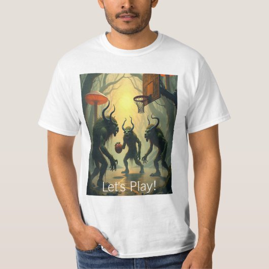 Troll Basketball En Session T-Shirt (Devant)