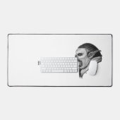 Troll Black and White Design Bureaumat (Keyboard & Muis)