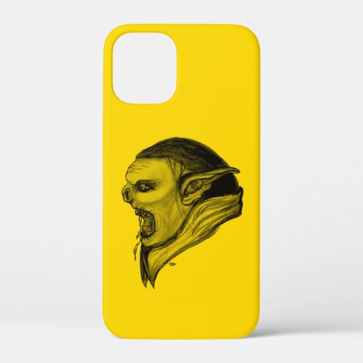 Troll Black and Yellow Design Case-Mate iPhone Case (Achterkant)