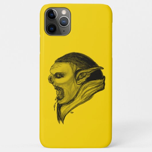 Troll Black and Yellow Design Case-Mate iPhone Case (Achterkant)