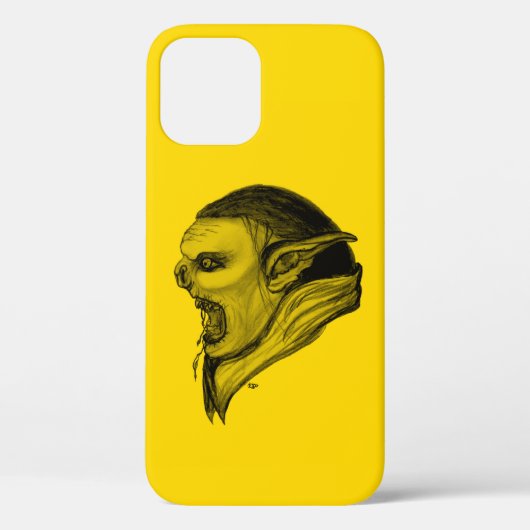 Troll Black and Yellow Design Case-Mate iPhone Case (Achterkant)