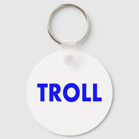 Troll Blue Sleutelhanger (Voorkant)