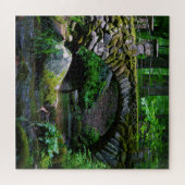 Troll Bridge in het bos - 20x20 Legpuzzel (Horizontaal)