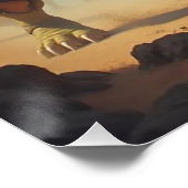 Troll Cricket Bat Bataille Glossy Affiche (Coin)