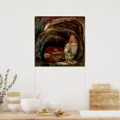 "Troll door John Bauer" Poster (Keuken)