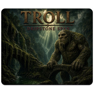 Troll Dripstone Overspanning Donkere Realisme Muismat