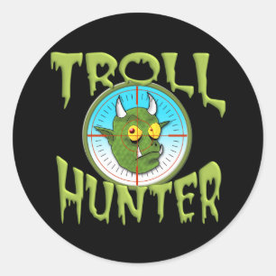 TROLL HUNTER RONDE STICKER