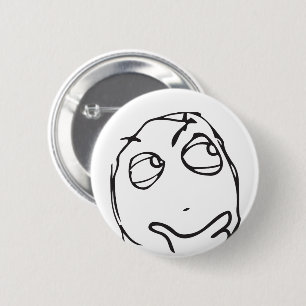 Troll Le Me Memes denken KIES JE KLEUR BEWERKBAAR Ronde Button 5,7 Cm