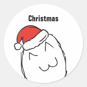 Troll Le Me Memes NAIVE EDITABLE kerstmis Ronde Sticker