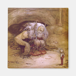 Troll met Little Boy Magneet