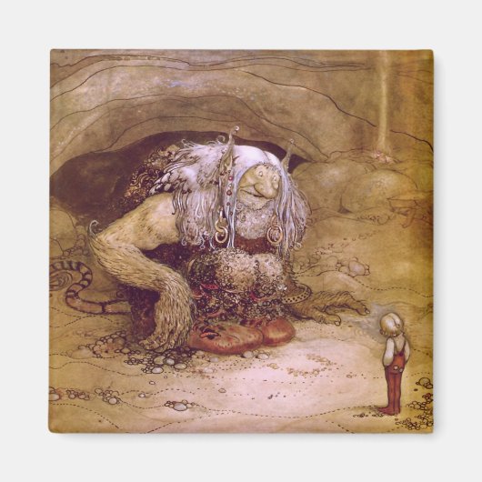 Troll met Little Boy Magneet (Voorkant)