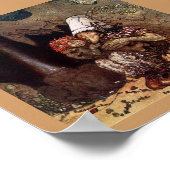 Troll Moeder naast een kampvuur Poster (Hoek)