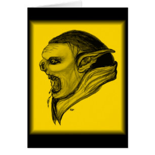 Troll schwarz gelb-ontwerp